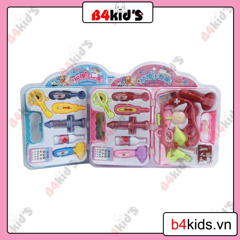 Vỉ đồ chơi bác sĩ khám bệnh nhiều chi tiết giá rẻ B4KIDS - G14