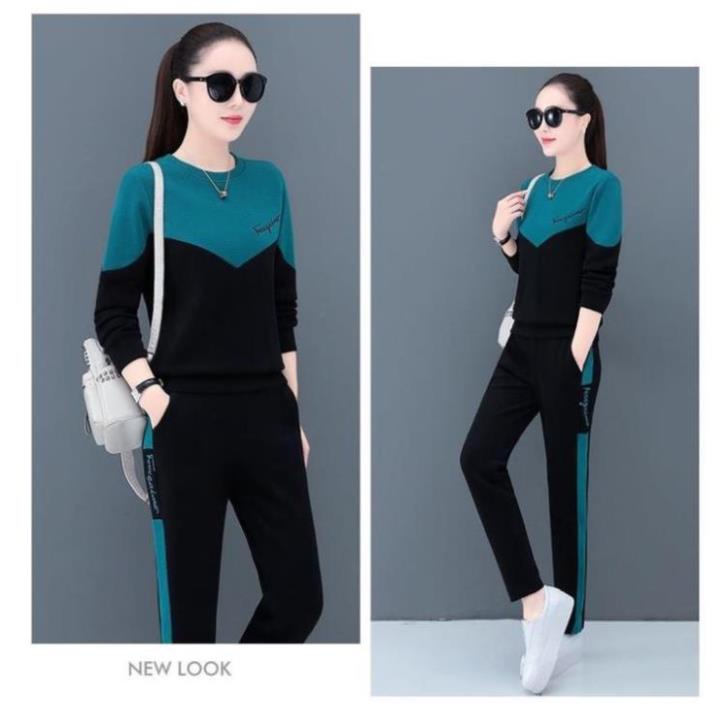 Đồ bộ thu đông nữ dài tay - Bộ thể thao mặc nhà umi mã BDKH12 New