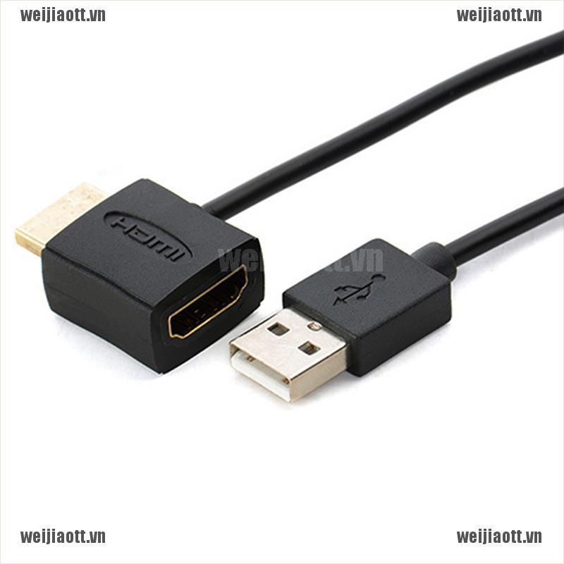 Dây Cáp Nối Dài 50cm Usb 2.0 Hdmi Male Sang Female