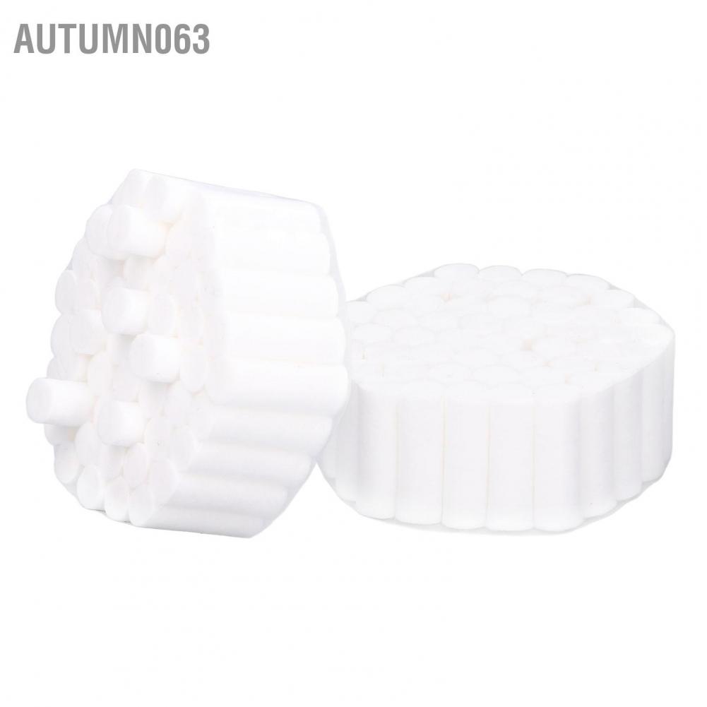 Autumn063 100 cái Gạc Nha Khoa Có Khả Năng Thấm Hút Cao Cuộn Bông Bóng Phụ Kiện cho Miệng Chảy máu mũi