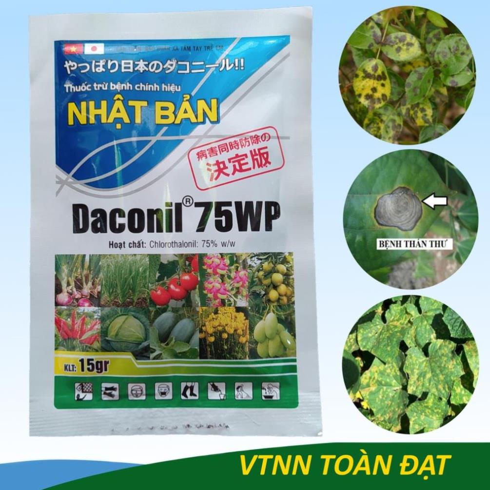 Thuốc trừ nấm bệnh vàng lá Daconil Chlorothalonil 75%