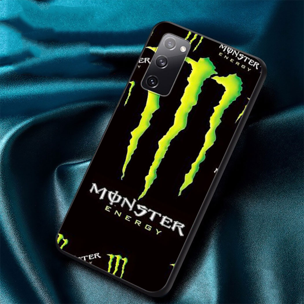 YN95 Monster Energy Silicone Case Soft Cover Samsung Note 8 9 10 Plus 10 Lite 20 Ultra