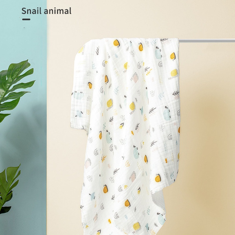 Chăn Quấn Em Bé Chất Liệu Cotton In Họa Tiết Hoạt Hình Dễ Thương