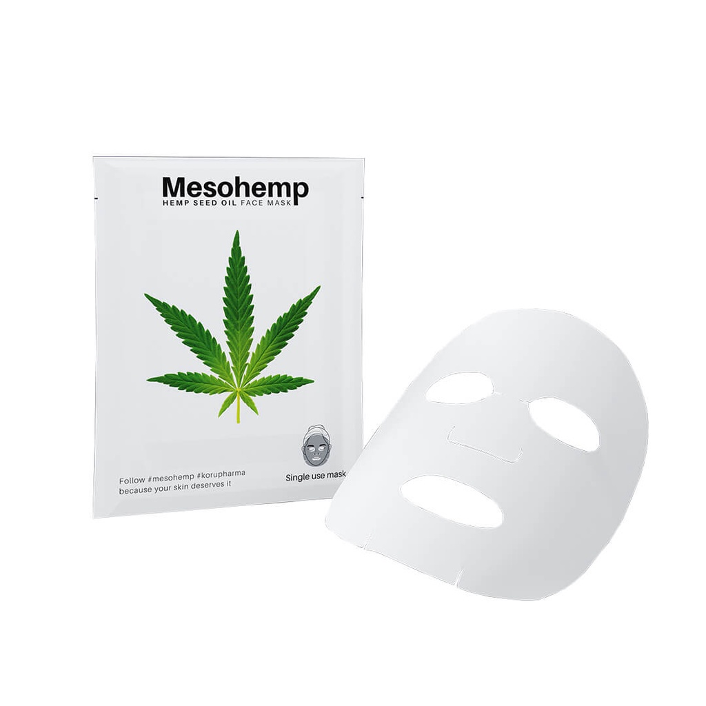 [FOLLOW GIẢM 20K] Mặt nạ cung cấp độ ẩm, giảm thiểu nếp nhăn, cải thiện màu da - Mesohemp Hemp Seed Oil Face Mask | BigBuy360 - bigbuy360.vn
