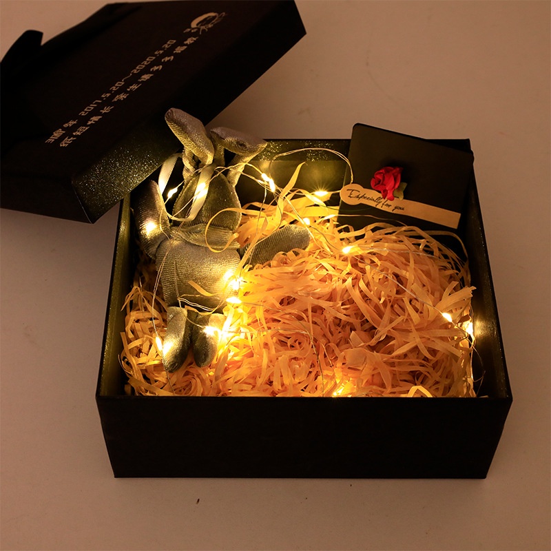 Dây Đèn LED Bằng Đồng Dài 1M 2M Dùng Pin Trang Trí Giáng Sinh / Đám Cưới / Valentine