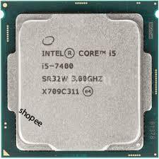 CPU intel I5 - 7500+7400 Tray không box+tản