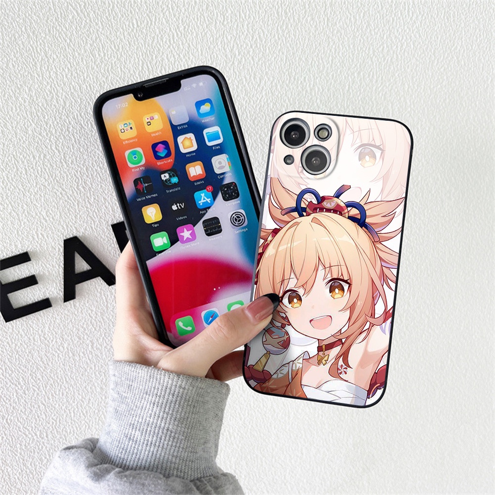 Hàng Sẵn Sàng‍/ / Ốp Điện Thoại Mềm Chống Rơi Chống Sốc Bảo Vệ Camera Cho iPhone 11 13 pro max 12 pro max 12Mini genshin derivative
