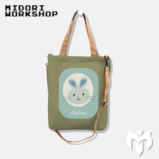 Túi Đeo Chéo 2 in 1 vải canvas thời trang cao cấp Midori rẻ đẹp Shop chọn mẫu ngẫu nhiên Mi Midori