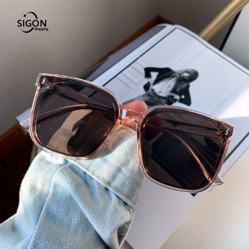 Kính Mát Gọng Tròn Chống Tia Cực Tím Thời Trang