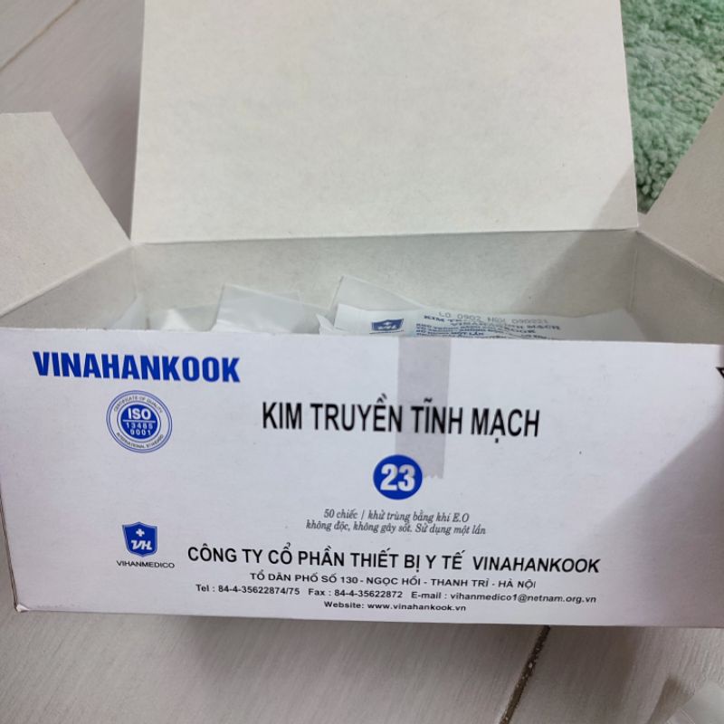 [Combo 10] Kim Bướm 23G Truyền Tĩnh Mạch Vinahankook | Kim Bướm Vinahankook