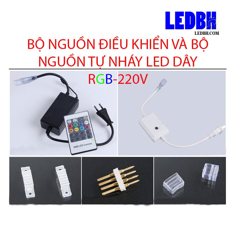 Bộ nguồn điều khiển từ xa led dây đổi màu RGB