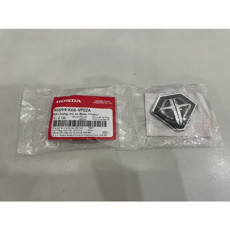BIỂU TƯỢNG CHỮ AIR BLADE chính hiệu honda