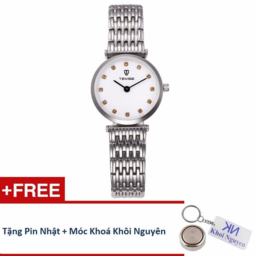 Đồng hồ nữ Tevise 80KN01 - dây thép không gỉ