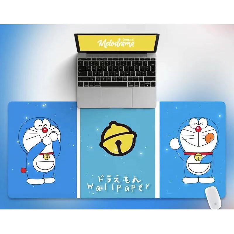 Tấm lót chuột cỡ lớn in hình Doraemon xinh xắn