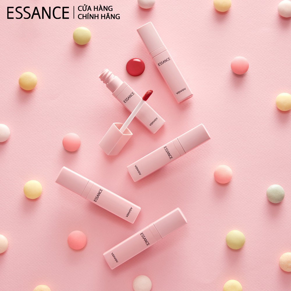 [Mã COSESS4 giảm 8%]Son kem mịn mượt chuẩn màu Essance Soft Lip Liquid 3g