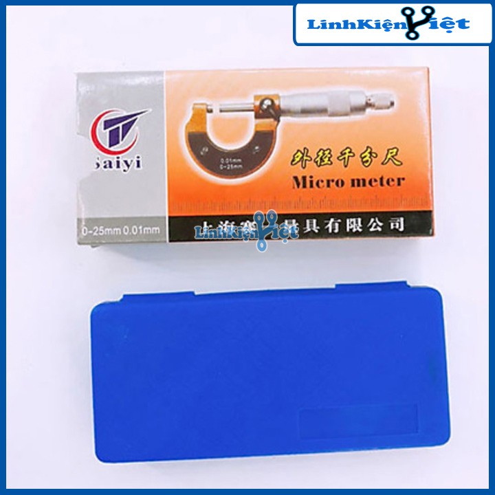 Panme Đo Ngoài 0-25mm Độ Chính Xác Cao (Sai Số 0.01mm)