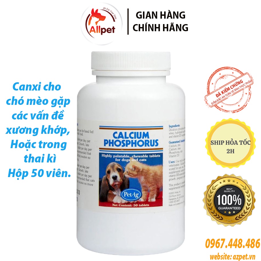 Canxi cho chó mèo - Calcium phosphorus cho chó mèo , Canxi cho chó, canxi cho mèo.