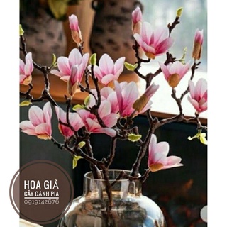 Cành Mộc lan- hoa giả hàng nhập