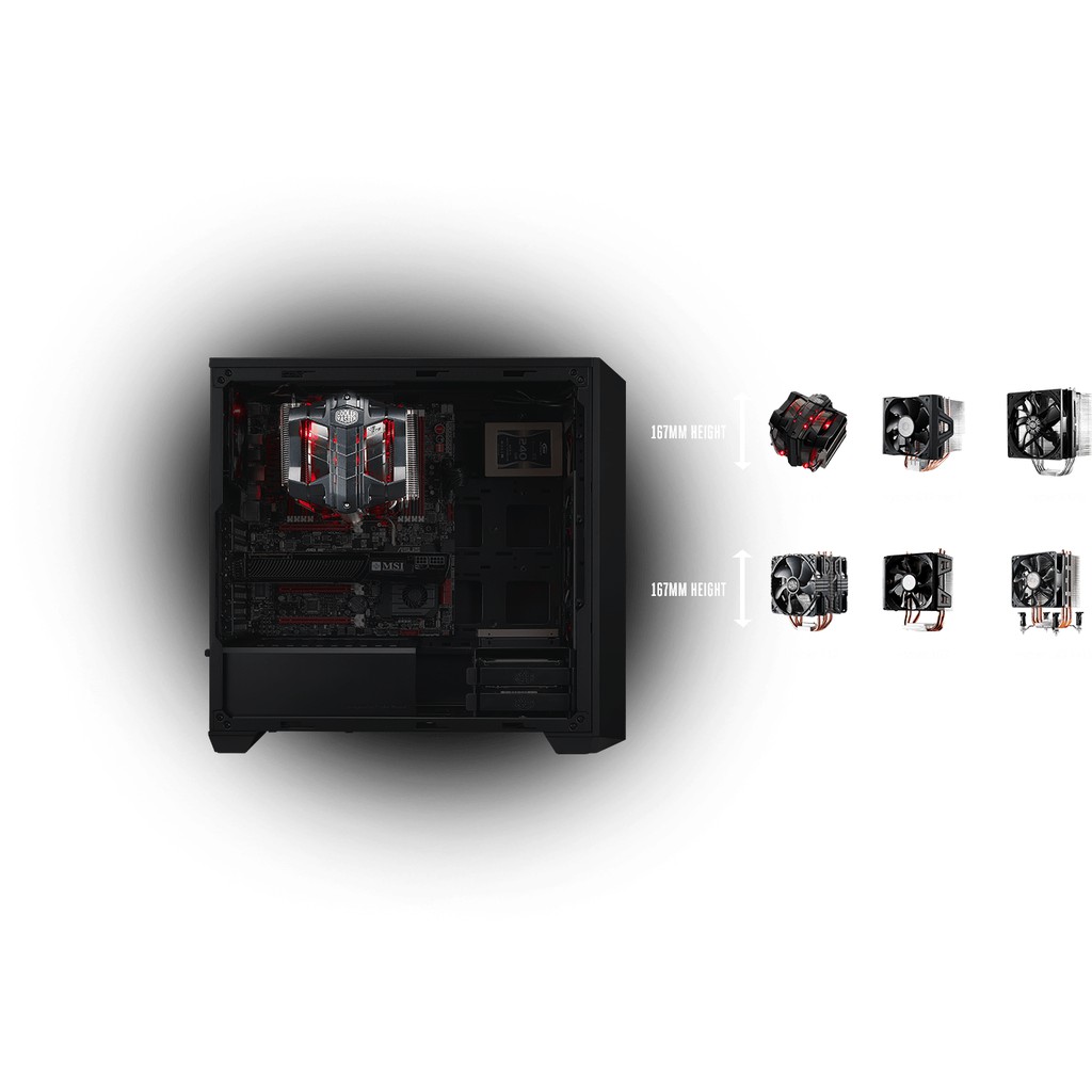 Vỏ máy tính CoolerMaster Masterbox 5 black