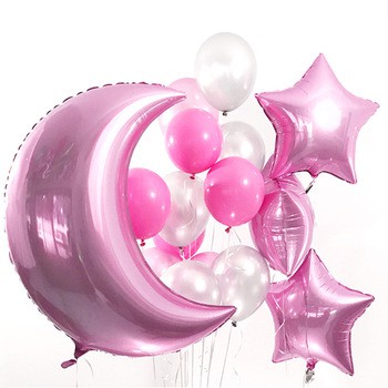 Bong bóng kiếng ngôi sao 20cm nhỏ Star Foil balloon 10'