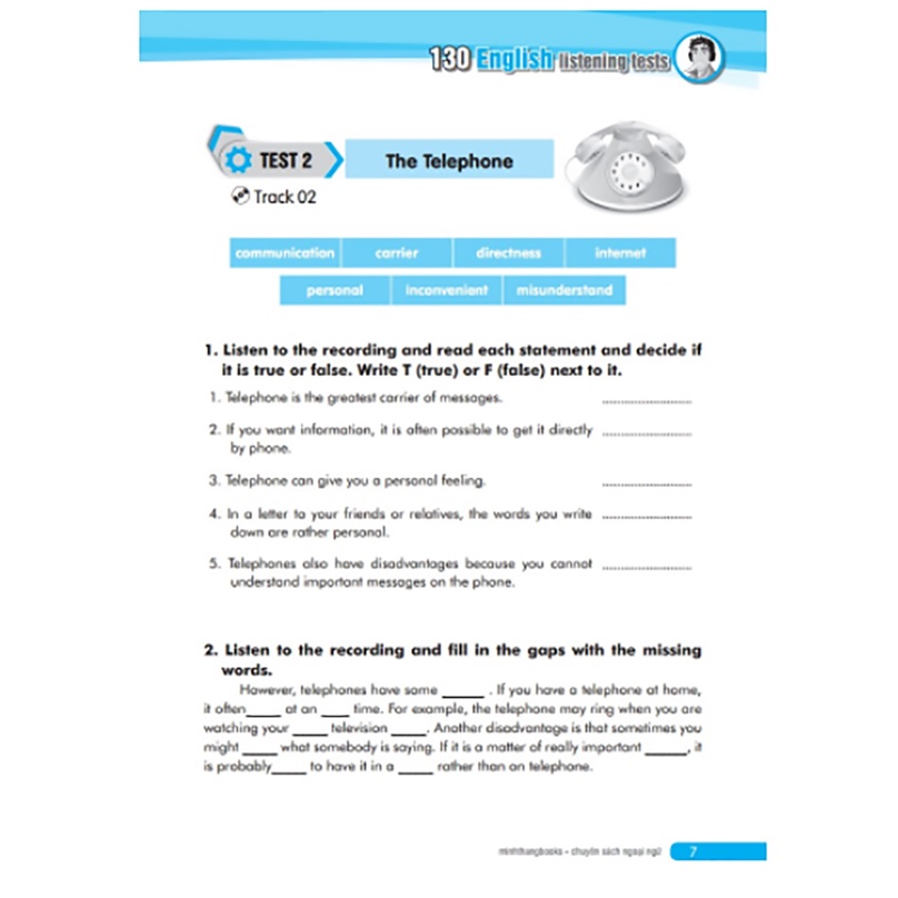 Sách - 130 bài luyện nghe tiếng Anh