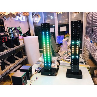 Tháp đôi led nháy theo nhạc Mic cảm ứng