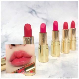Son YSL Rouge Shine 12 màu hồng cam nhẹ mini unbox tách set