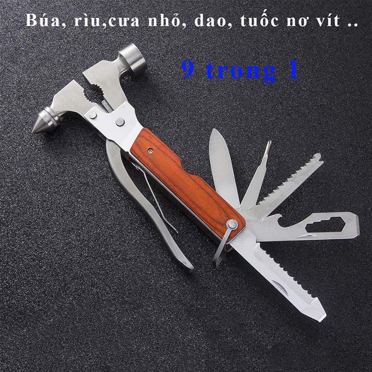 Búa Kìm Đa Năng Thoát Hiểm 7 In 1 - Búa Bỏ Túi Đa Năng