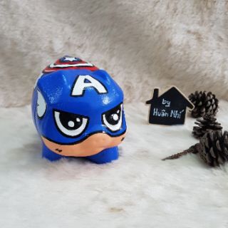 Heo đất handmade - Captain America