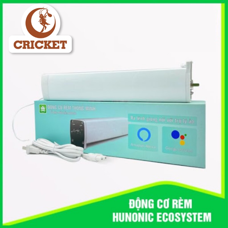 Động Cơ Rèm Thông Minh (RTD01) Hunonic - Điều Khiển Rèm Tự Động Từ Xa Bằng Điện Thoại - Chưa bao gồm thanh ray