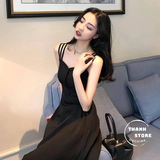 Váy 2 dây dáng dài