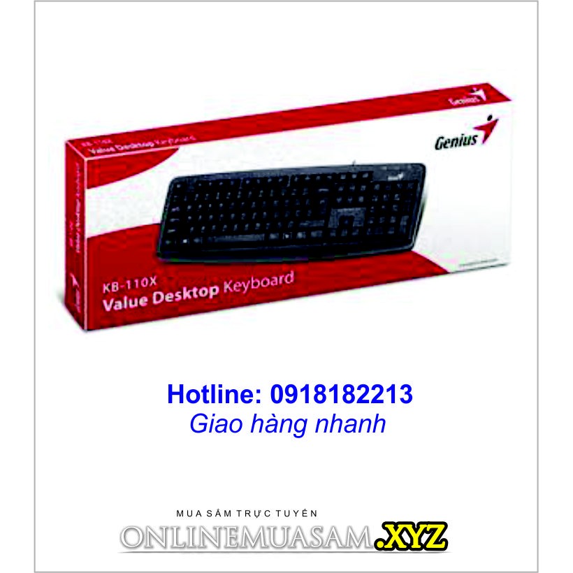 Bàn Phím Có Dây Genius KB Chính hãng