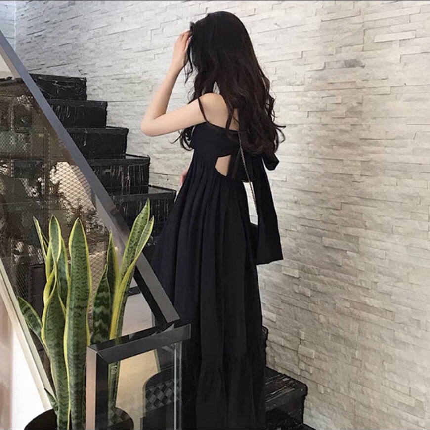 Đầm nữ dáng dài, váy maxi nữ đẹp, kiểu dáng thời trang, hàng chuẩn bán shop, phom dưới 55kg | BigBuy360 - bigbuy360.vn