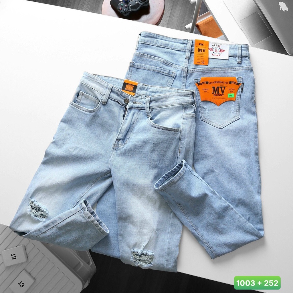 Quần jean nam 💥Freeship💥 Quần Jean Nam, Quần rin chất bò cao cấp Ống Đứng Dáng Cao Basic HA100 | BigBuy360 - bigbuy360.vn