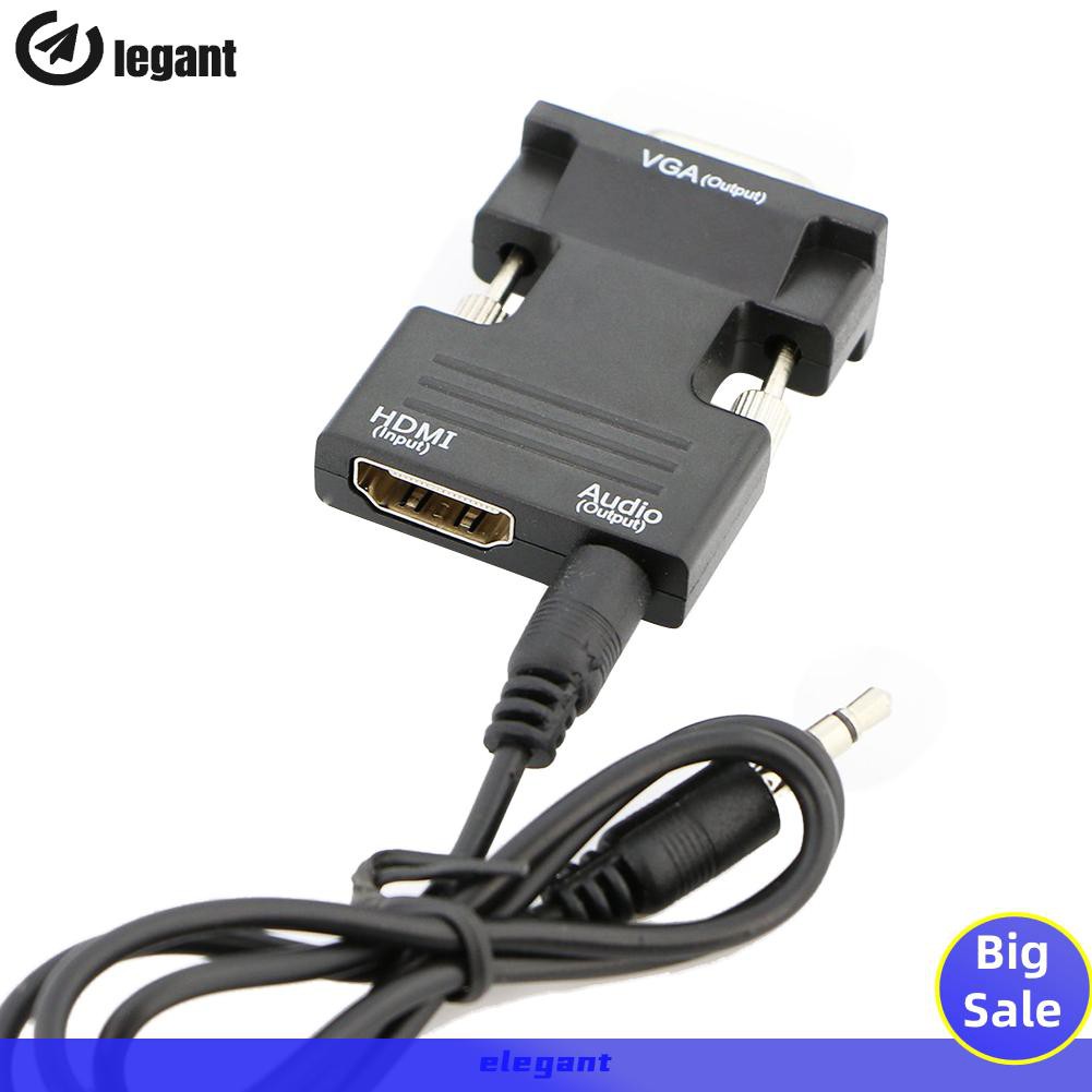 Bộ Chuyển Đổi Hdmi 1080p Sang Vga Cho Máy Tính