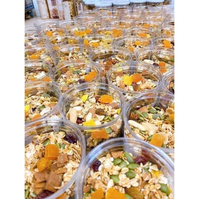 (sỉ=lẻ) NGŨ CỐC DINH DƯỠNG MIX HẠT GRANOLA - HŨ 500G