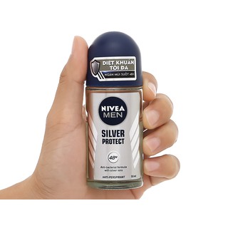 Lăn khử mùi Nivea Men Silver Protect 50ml