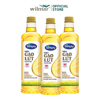 Mua 2 chai tặng 1 chai dầu gạo lứt simply 1l