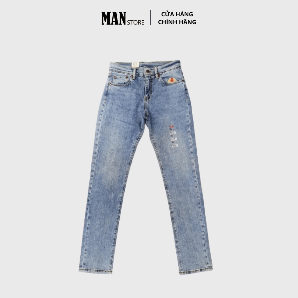 Quần jean dài nam Levi's 511, quần bò nam, phom slim fit, vải co giãn, dày đẹp, không bay màu, năng động, dễ phối đồ