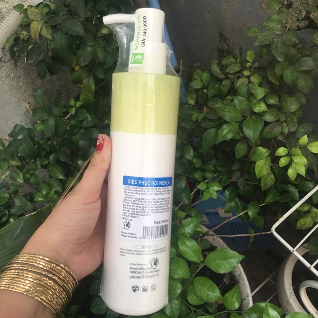 SIÊU PHỤC HỒI VÀ BẢO VỆ TÓC WEKLA ĐỨC 500ml