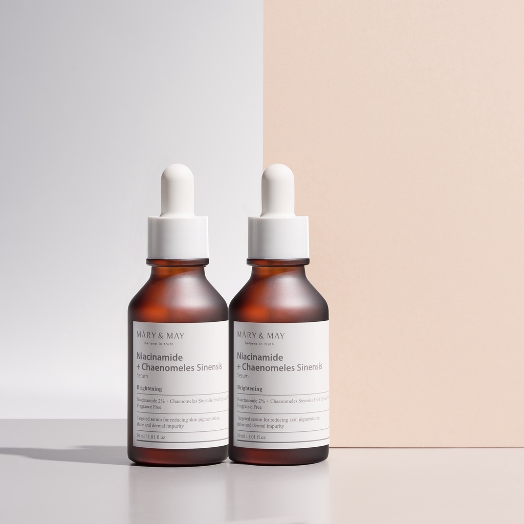 Tinh Chất Dưỡng Sáng Da Mary&May Niacinamide + Chaenomeles Sinensis Serum 30ml