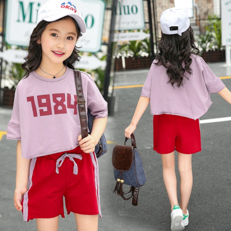 Korean fashion t-shirt + shorts for girls