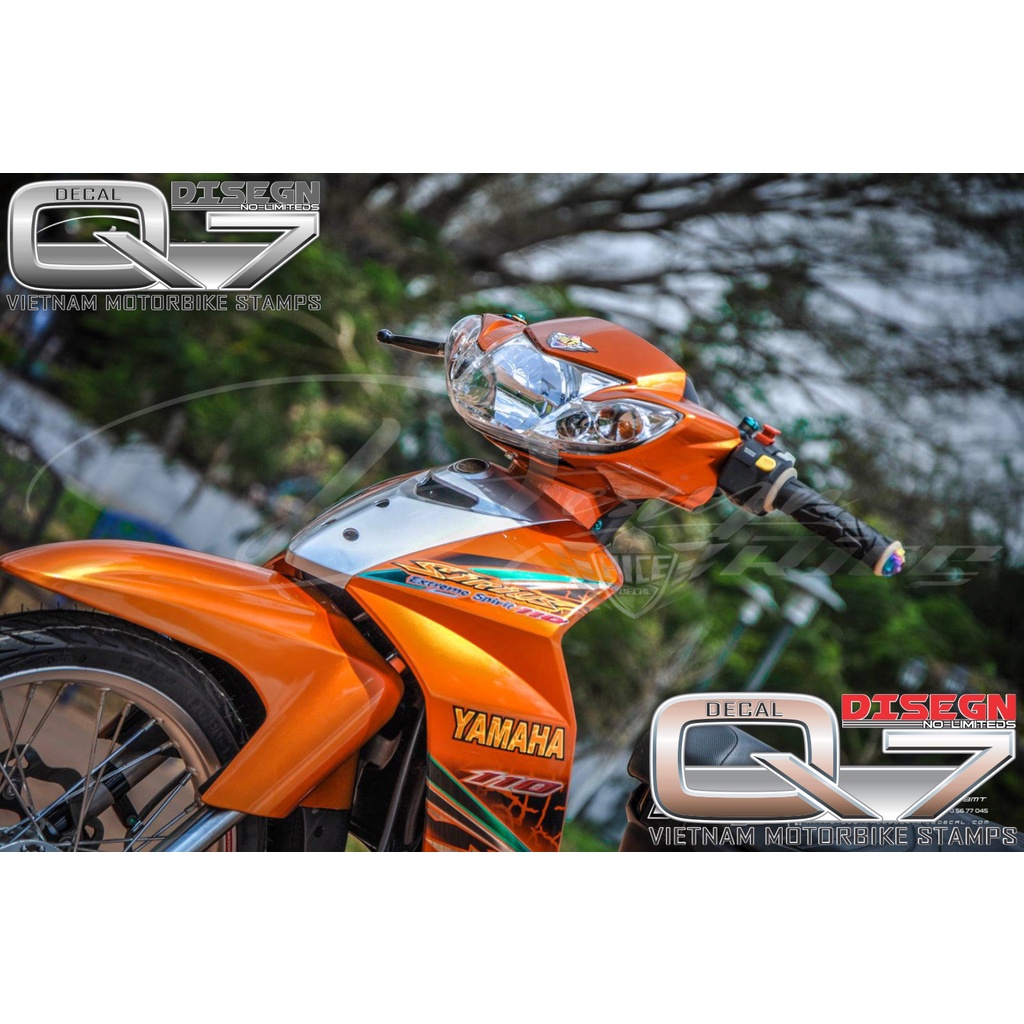 Tem Rời Sirius 110 Cam Bạc