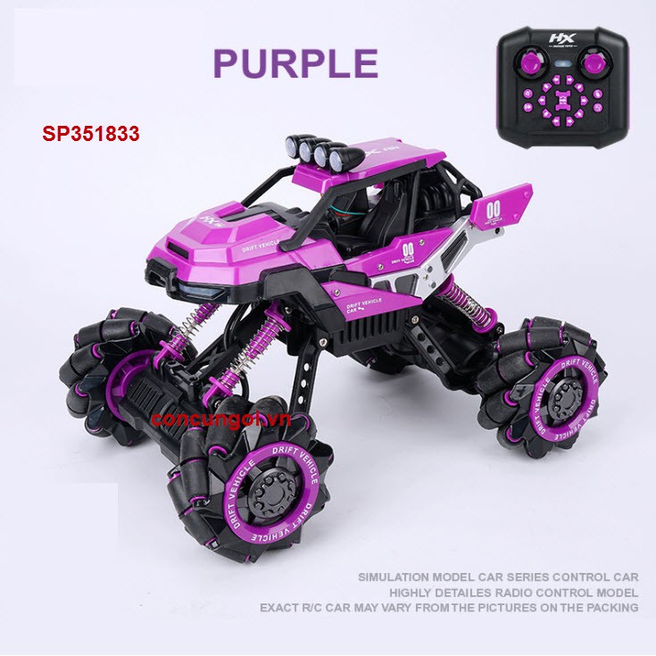 Xe Điều Khiển Địa Hình Rock Crawler 4WD Nhiều Chế độ, 2.4Ghz 7.4V 1400mah , HX191 (hộp)