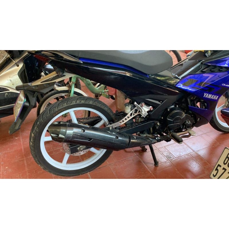 Gác chân malay kèm pát pô 10 ly Exciter 150/Exciter 155
