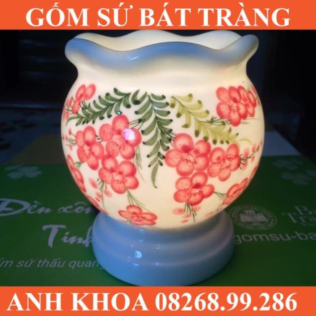 Đèn xông tinh dầu size to - Gốm sứ Bát Tràng Anh Khoa