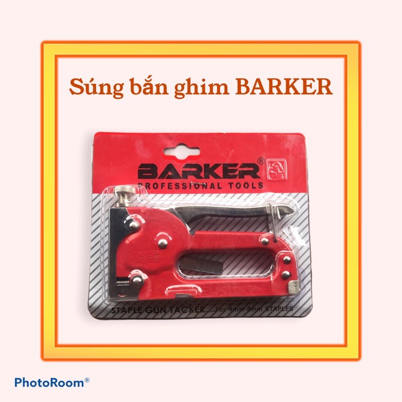 Súng bắn ghim - Kìm bắn đinh ghim BARKER cầm tay có tăng lực đa năng, tiện dụng