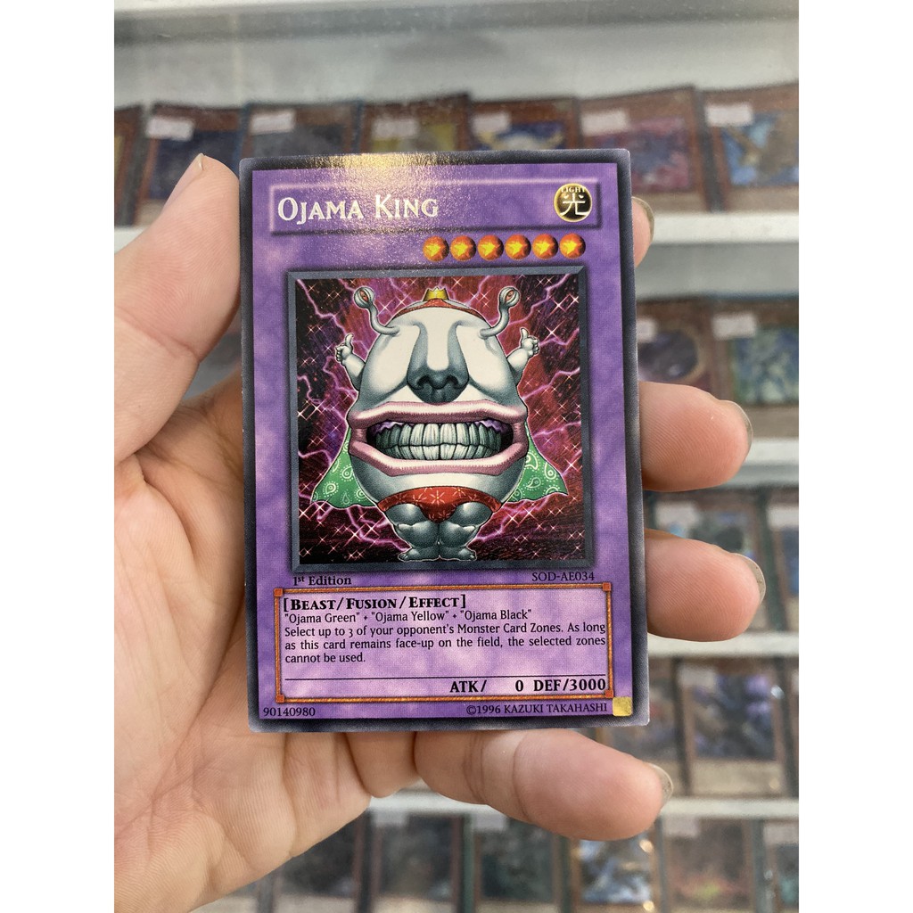Thẻ Bài Lẻ YugiOh! Mã SOD-AE034 - Ojama King - Rare 1st - Edition