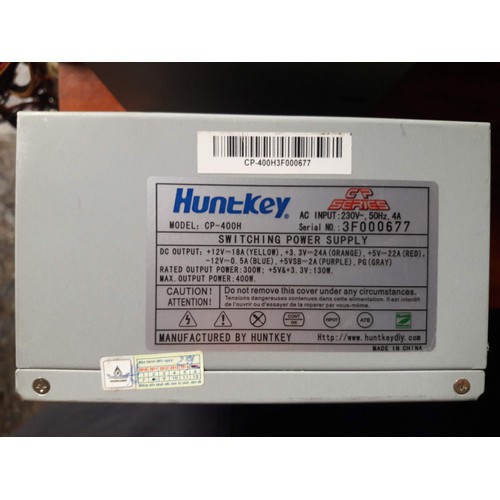 Nguồn ATX Hunkey 350w - 400w công suất thực | BigBuy360 - bigbuy360.vn