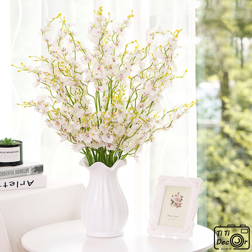 Hoa Lan rừng decor chụp ảnh sản phẩm, trang trí nhà cửa, cửa hàng